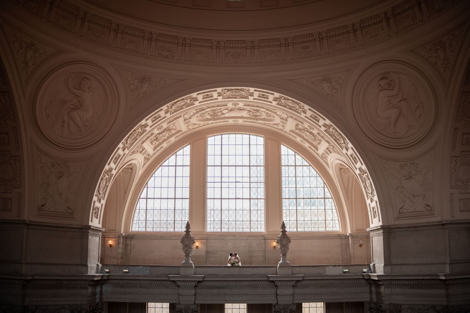 Grand Beacon Hotel San Francisco City Hall LGBTQIA+ Lesbian Same-Sex Wedding Destination Luxury Wedding Photographer JeLau Photography CA