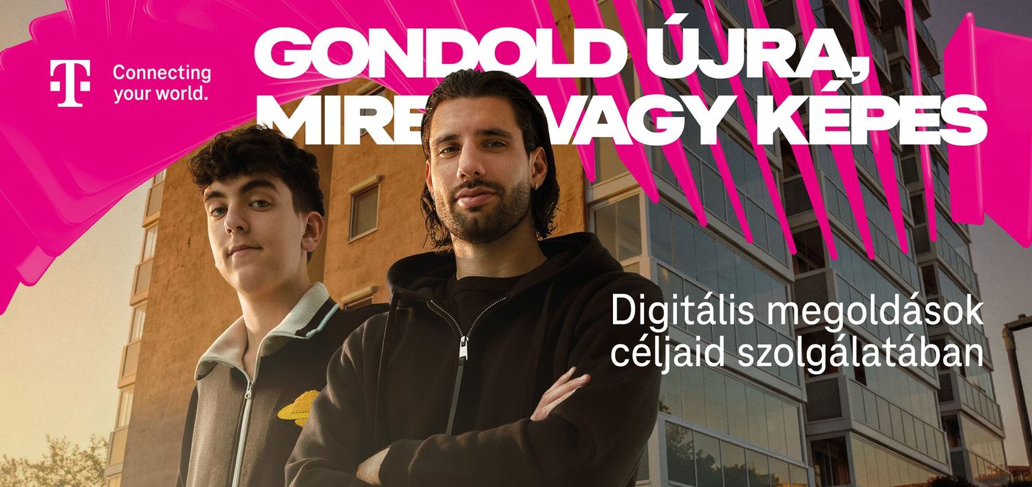 Dominik Szoboszlai photographed for Magyar Telekom’s ‘Gondold újra, mire vagy képes’ OOH campaign in Budapest