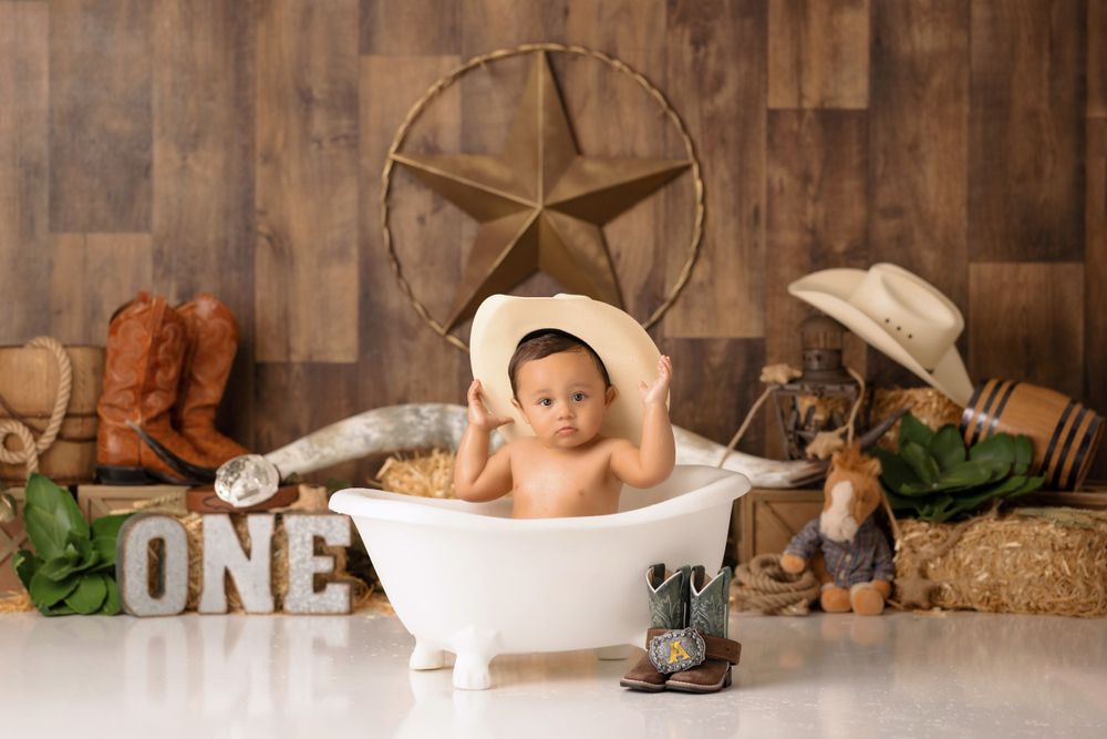 Cowboy Cutie - Capturing the First Rodeo Cake Smash - G Celeste ...