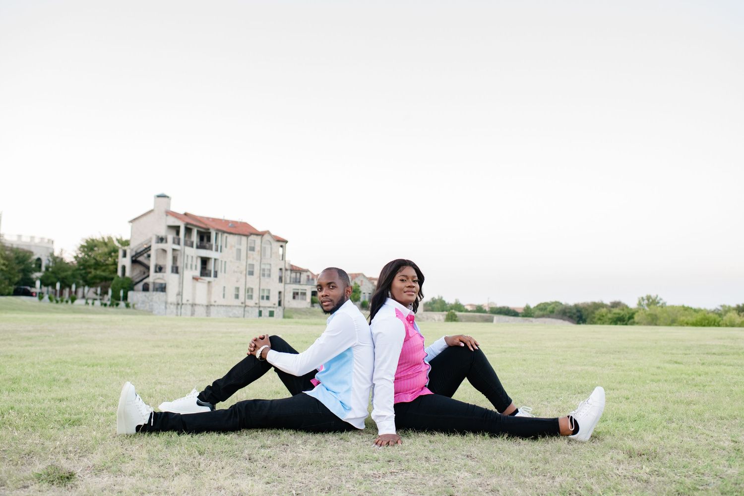 Adriatica Village Engagement Session photo