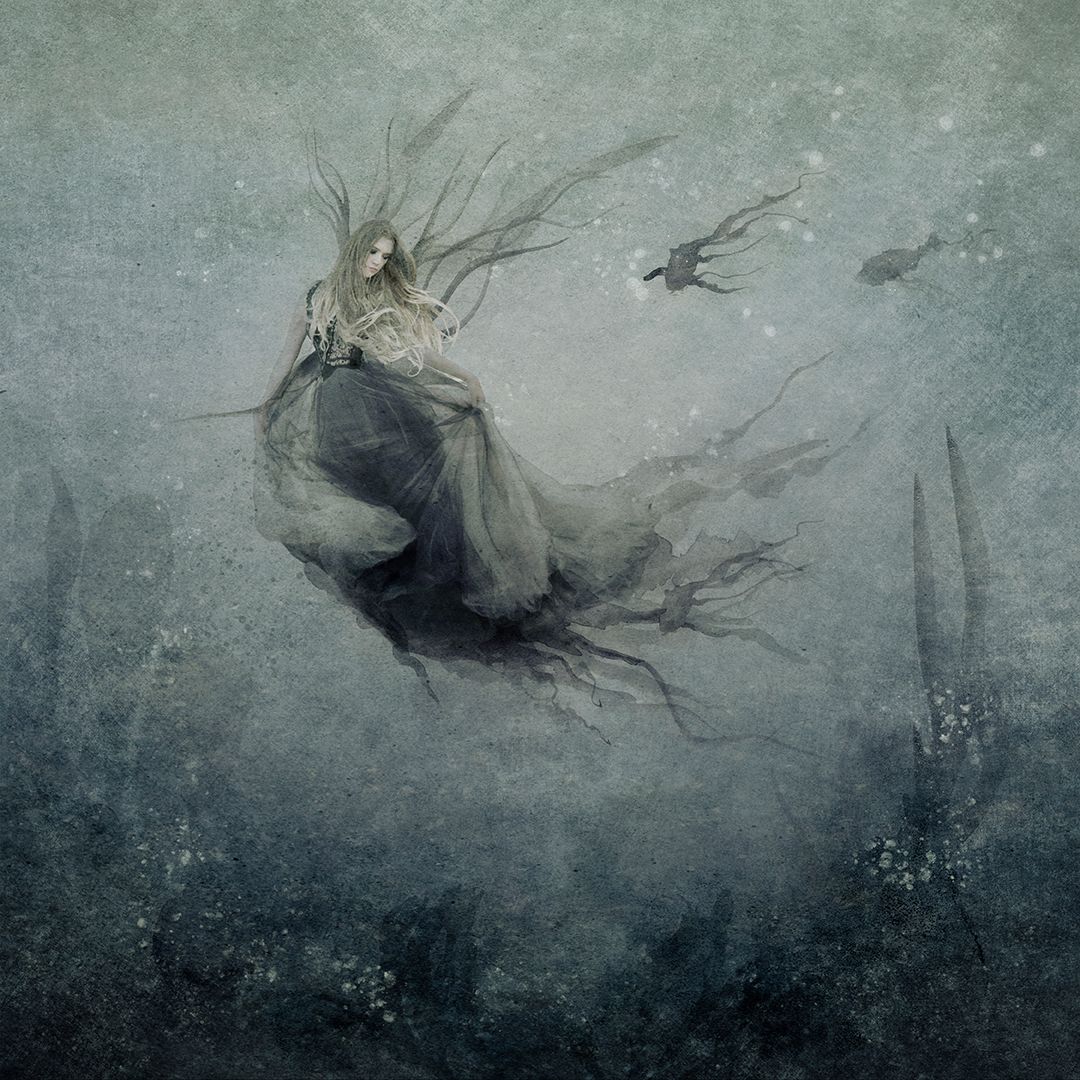 Hidden Angels - photography composite inspired by volunteers helping nature and animals – artwork by Kathryn Hopkins