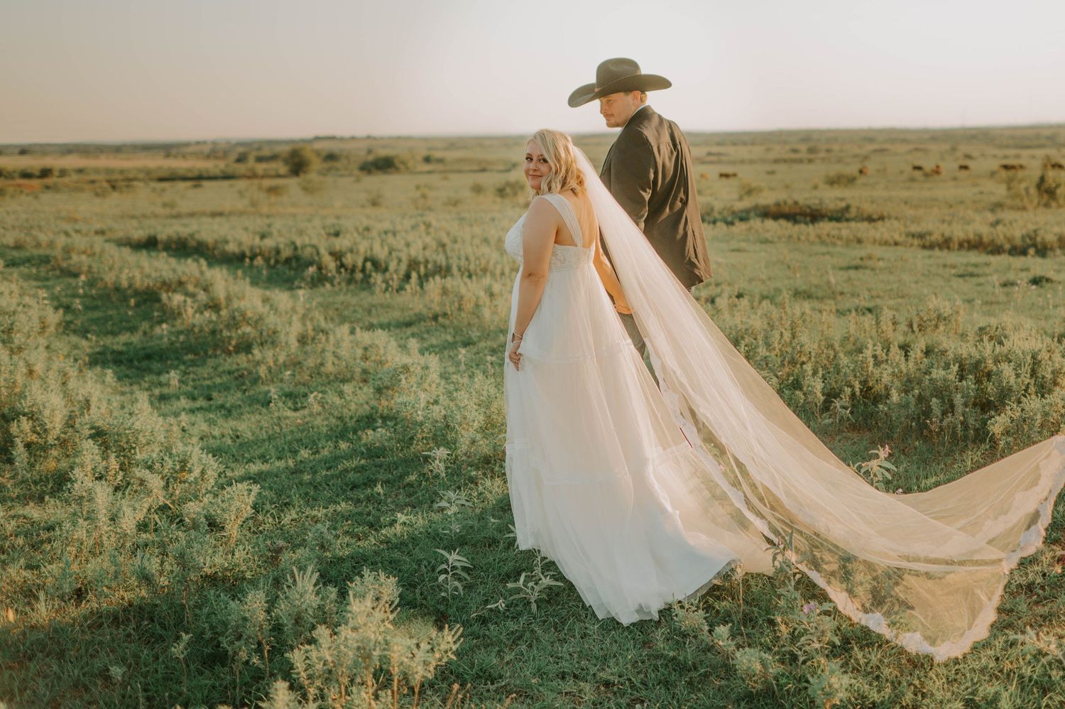 Western Wedding Photographer, Lubbock TX, Cowboy Couple, Texas