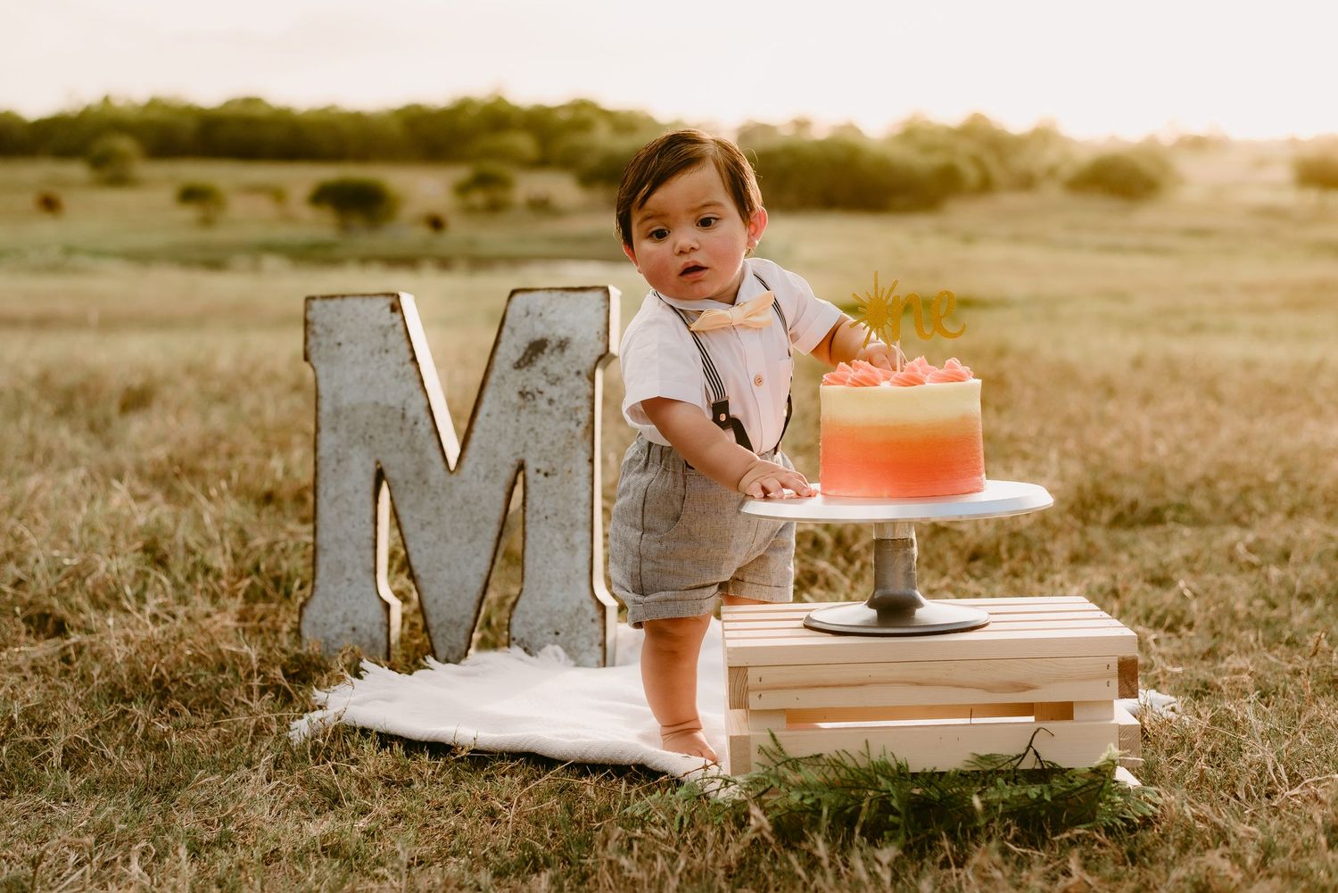 Katy Montoya Photography - Kenedy, Texas Photographer - Seguin, Texas Cake Smash Photographer