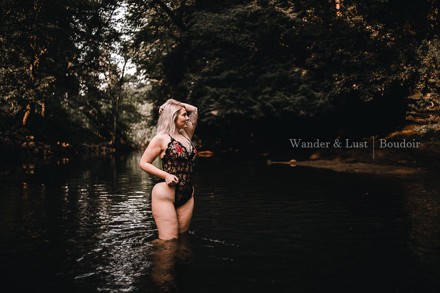 Embracing Wild Boudoir Session Grayson Kentucky