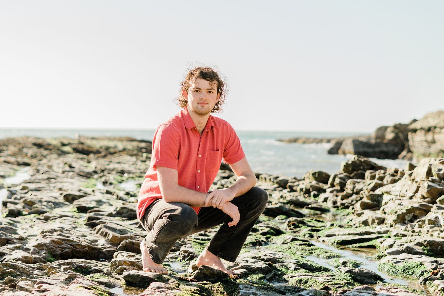 Bakersfield senior comes to central coast for senior photos at Montana de Oro