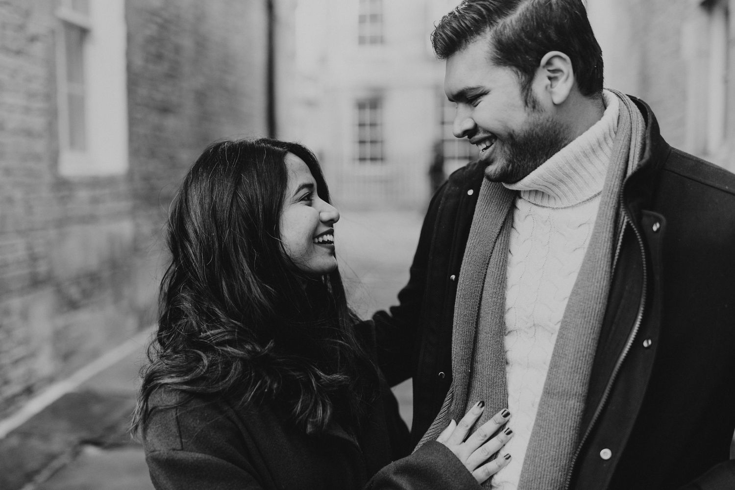 Sunset engagement photography in Bath | Sydney Gardens