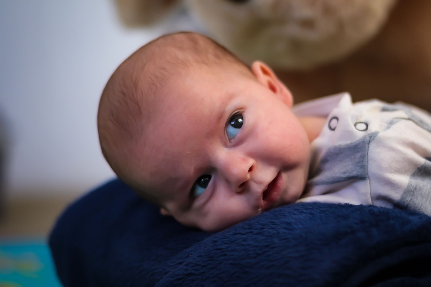 Newborn photoshoot in gosport by Maria Photography with an 11 weeks old baby