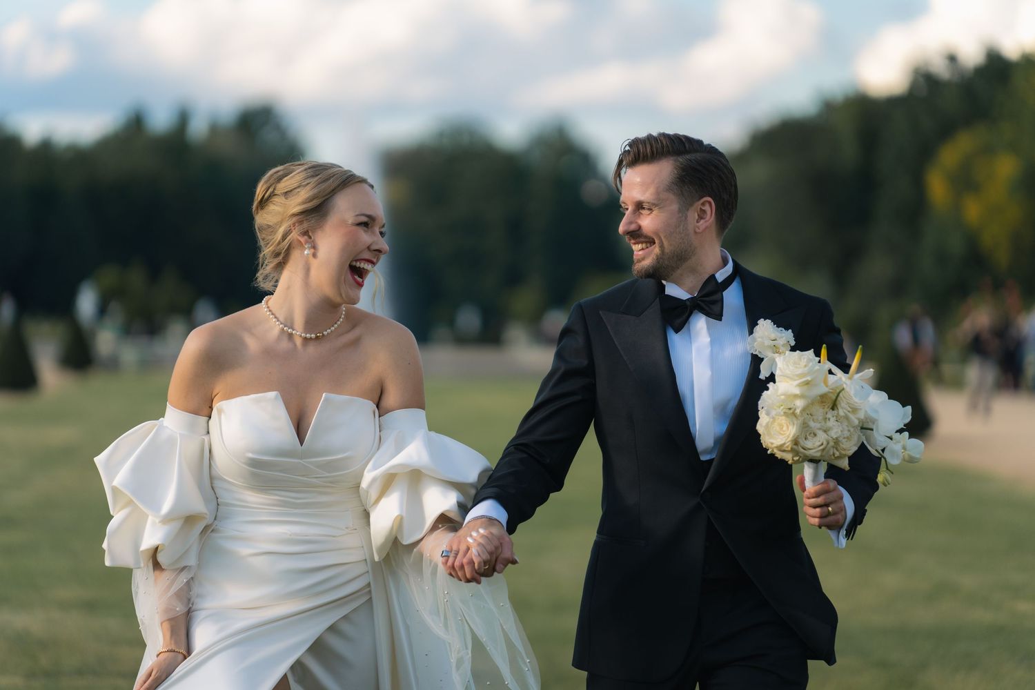 Hochzeitsfotograf Berlin Brautpaar shooting am Schloss Charlottenburg,