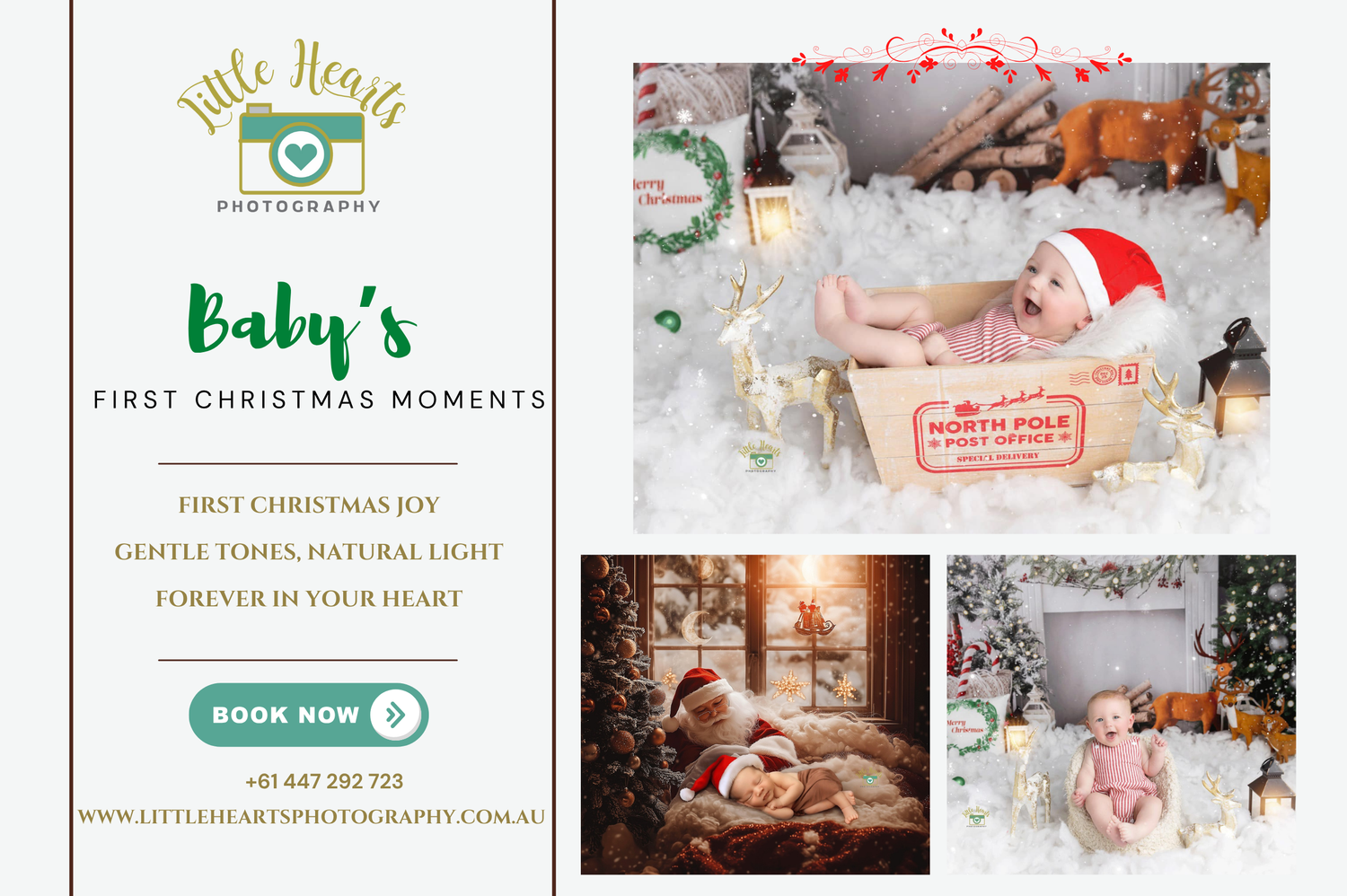 Vintage style photography banner showing camera logo and film strip for creative seasonal photoshoots in Sydney.