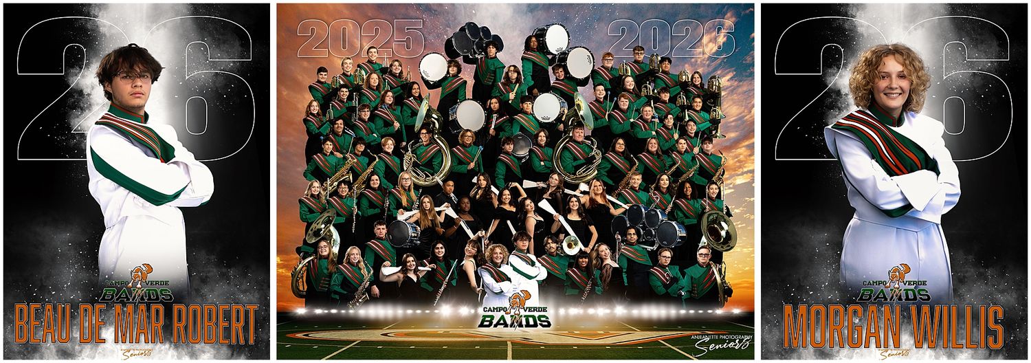 AZMBA WGAZ ABODA AZ Banners Marching Band group photos Pictures Phoenix Anjeanette Photography senior pictures