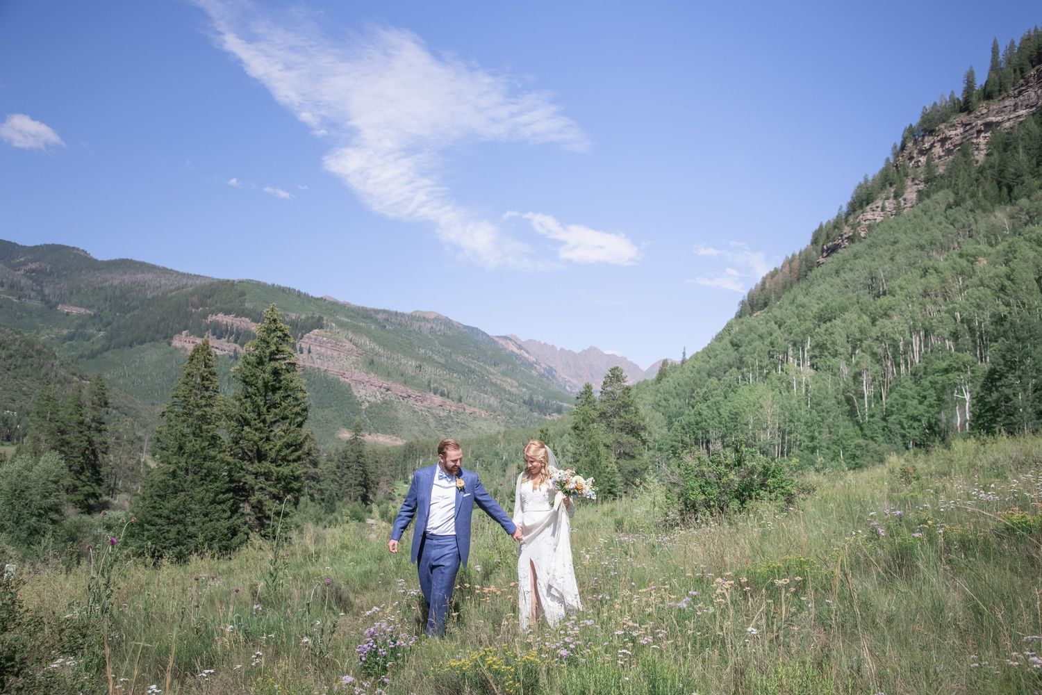 Vail Summer Elopement, Vail Summer Wedding, Vail Photographer, Luxury Vail Wedding Photographer, Vail Elopement, Colorado Elopement