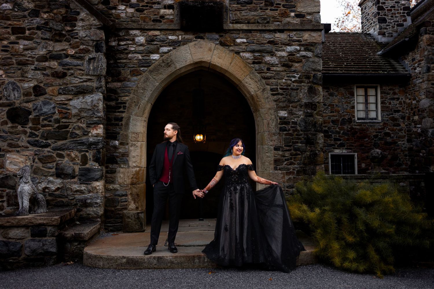 Parque Ridley Creek wedding