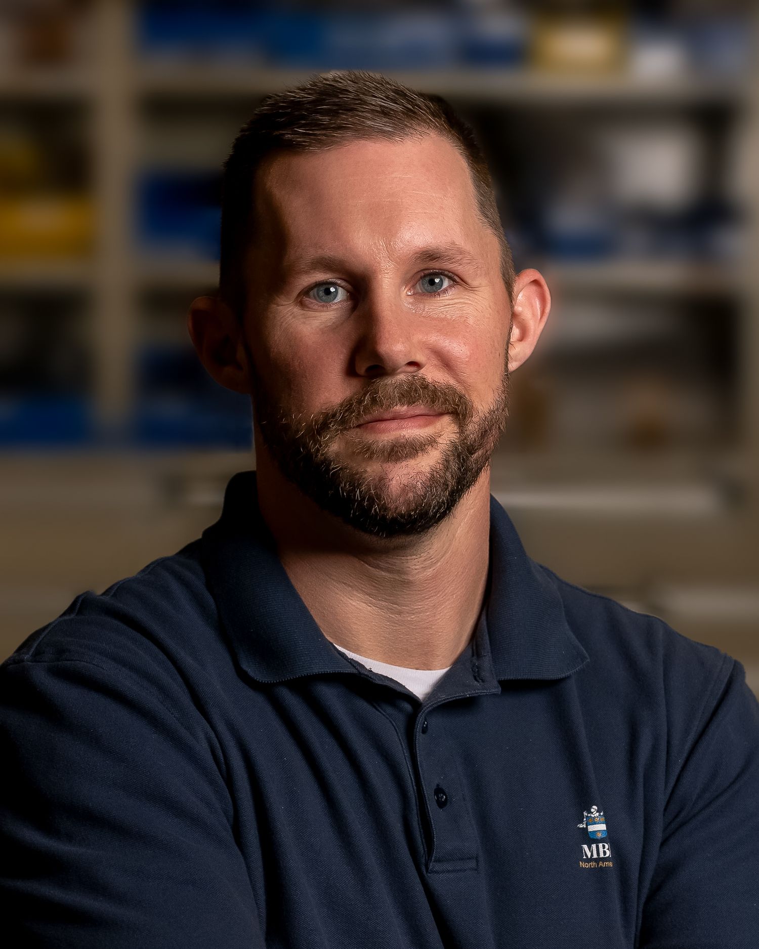 Capturing Headshots for the MBF North America Team in Louisville, KY by Creative Soul Studios.