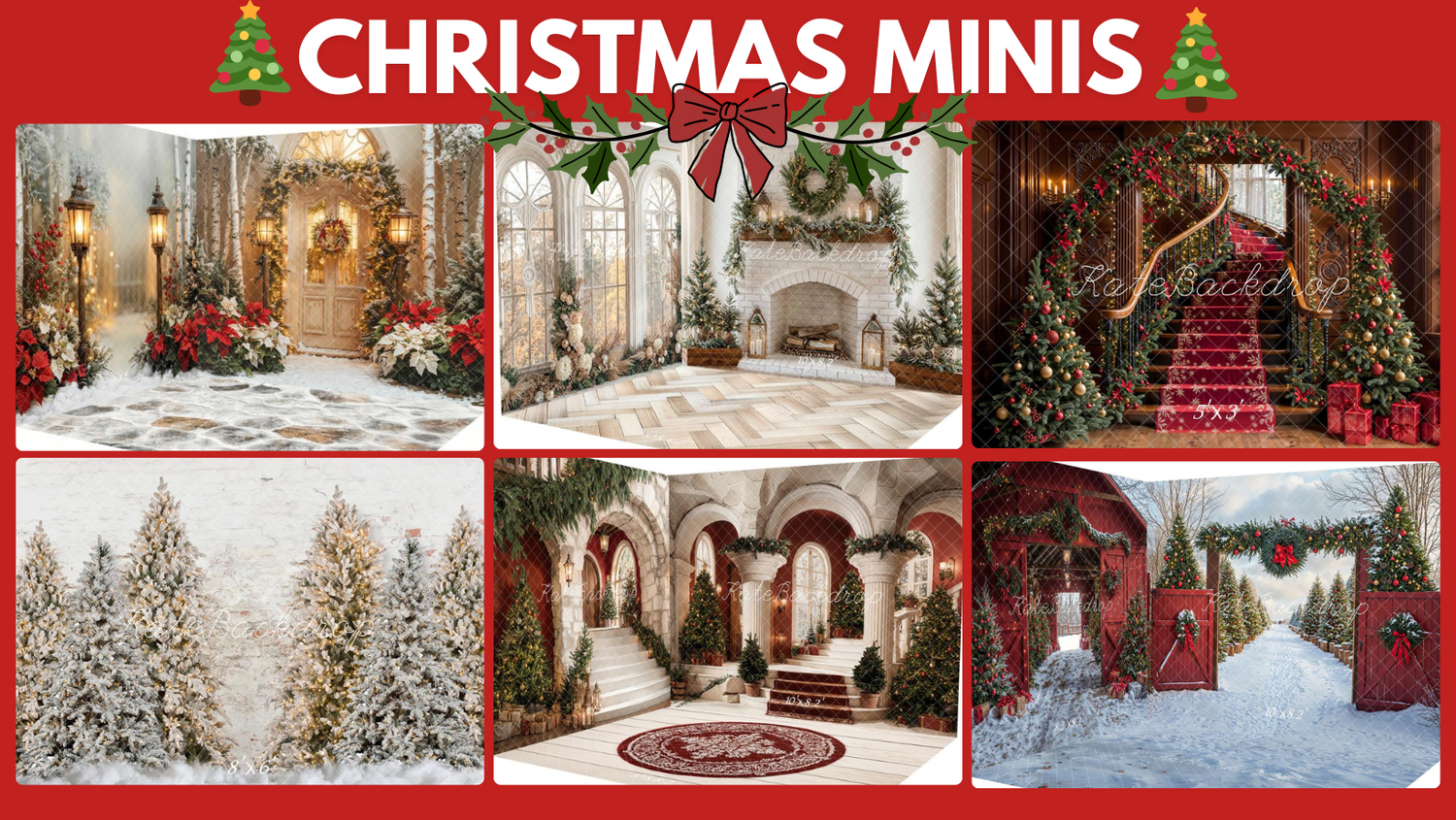 Illuminated Christmas lanterns glow warmly beside snow-covered evergreen branches and red poinsettias in a winter scene.