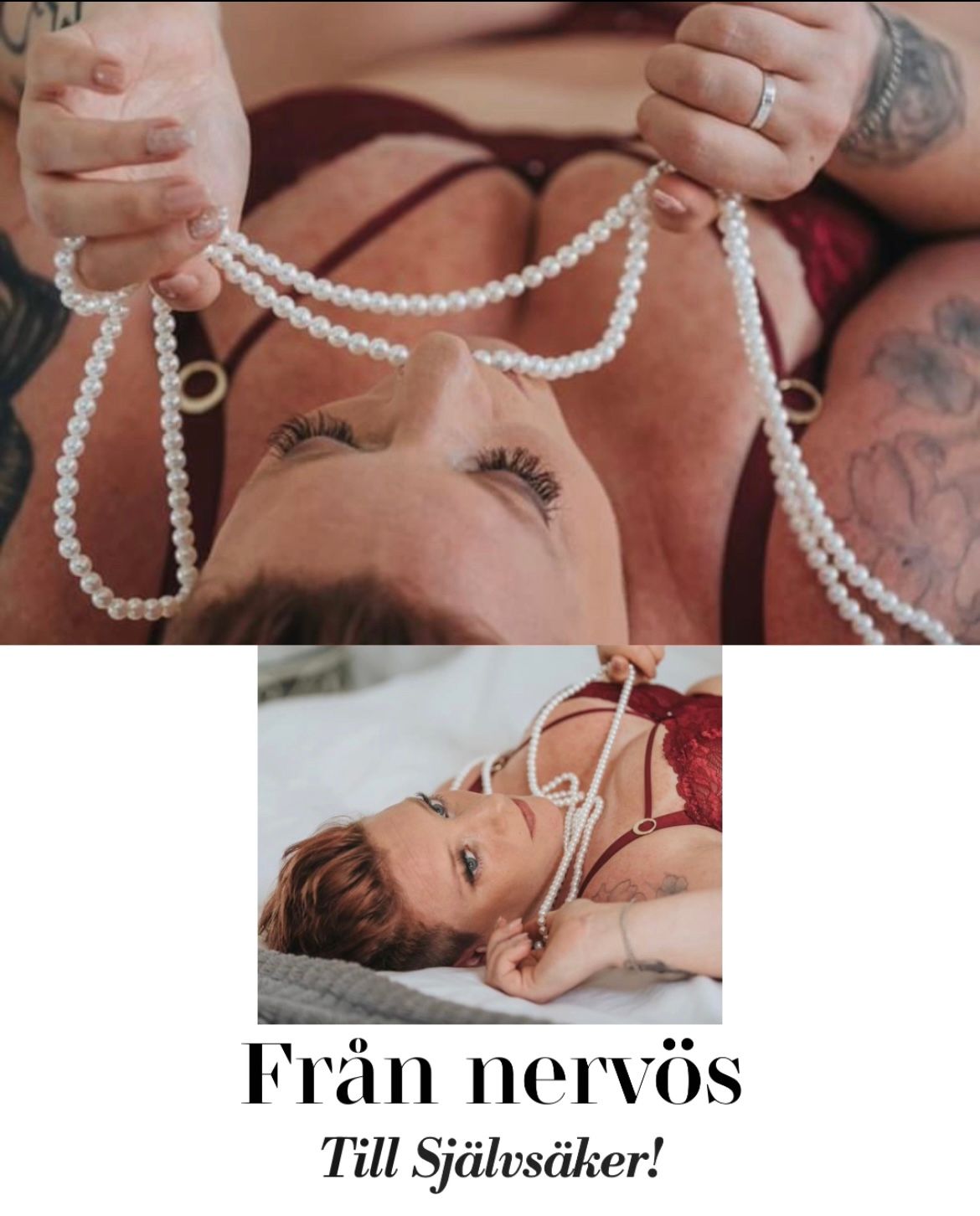 Boudoirfotografering som morgongåva inför bröllop med romantisk känsla
