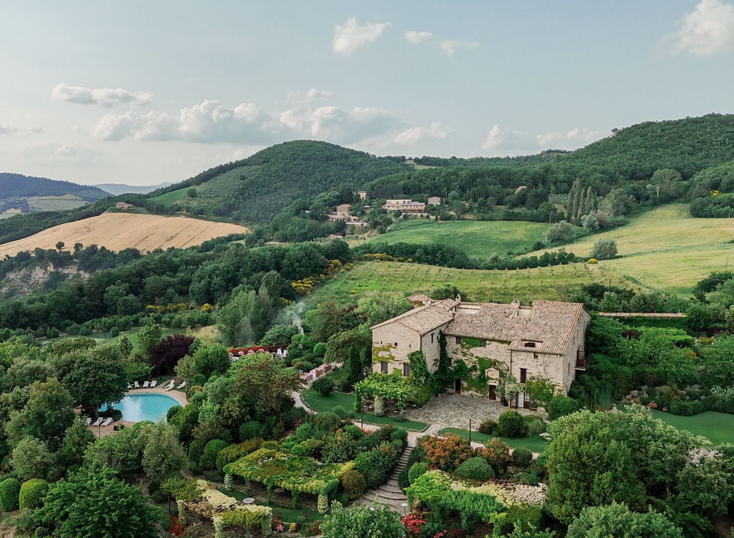 Modern Villa Ephrussi wedding photographed by film photographer Audra Wrisley.