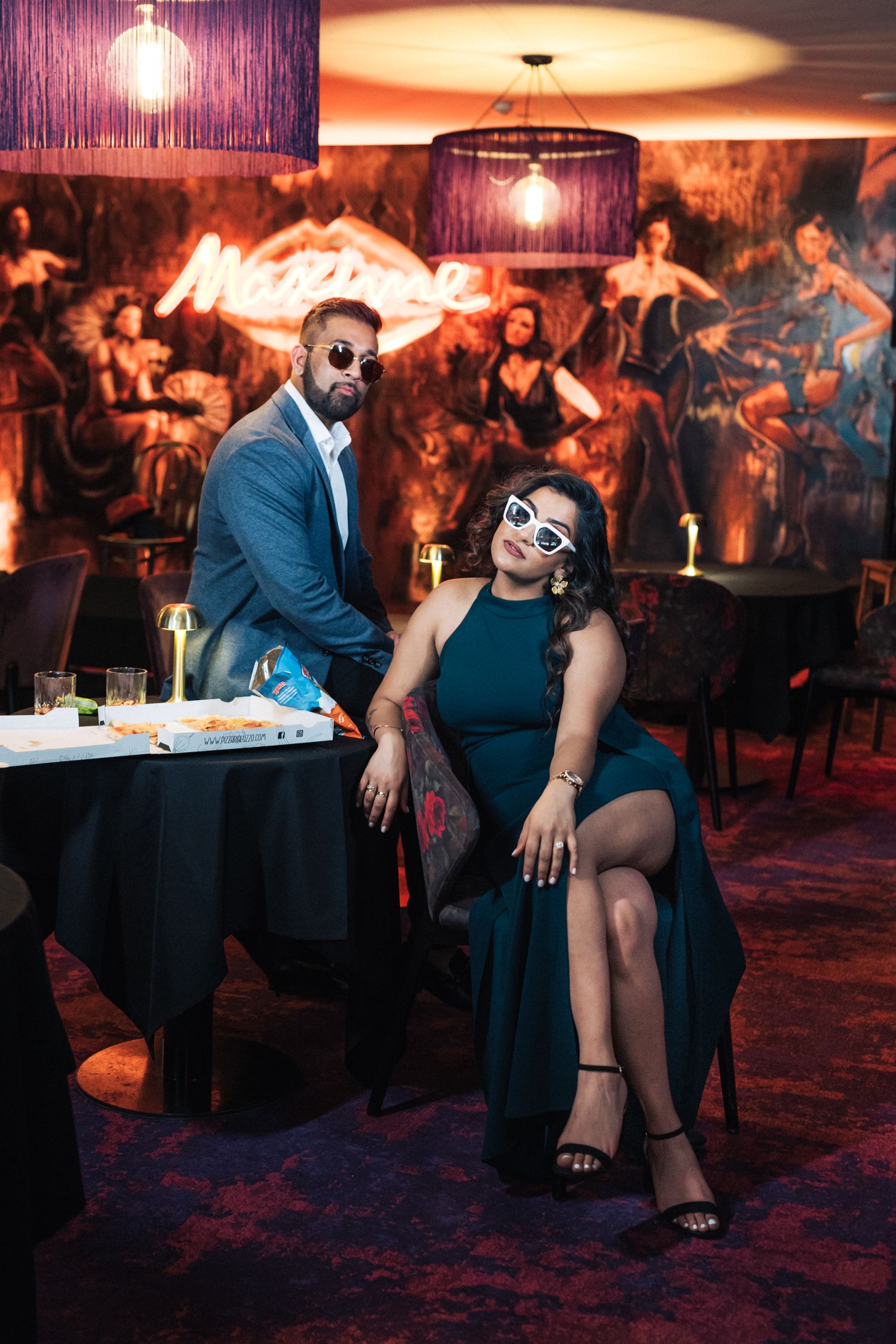 Portugal wedding photographer captures engagement photoshoot at Maxime Hotel Lisbon, with cinematic & editorial photo style