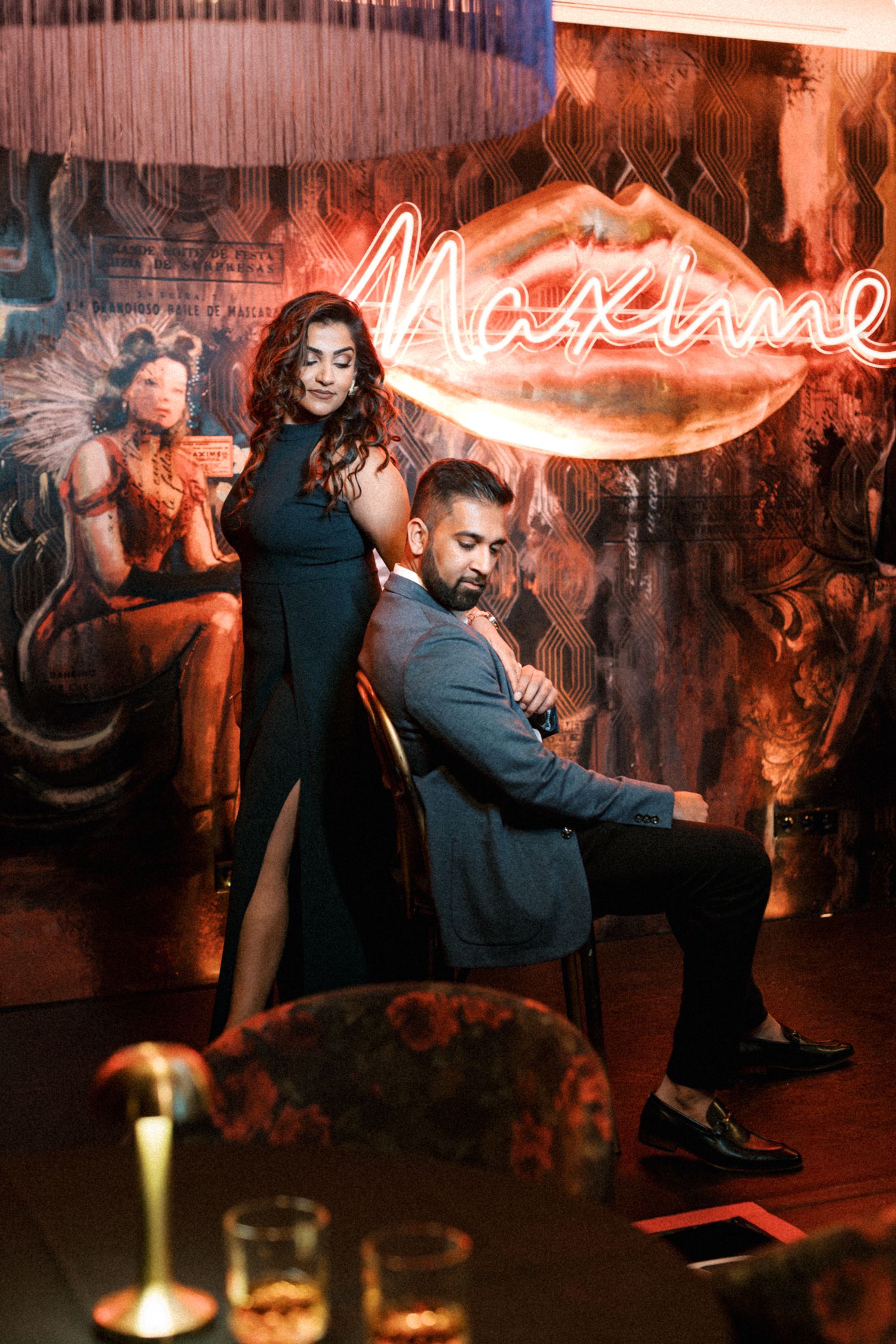 Portugal wedding photographer captures engagement photoshoot at Maxime Hotel Lisbon, with cinematic & editorial photo style