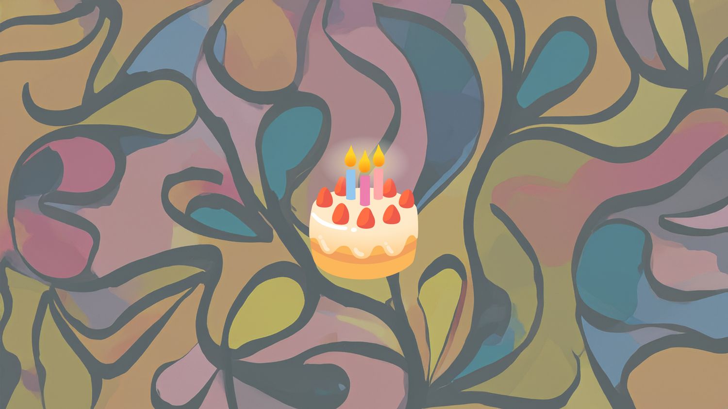 Abstract swirling pattern in vibrant rainbow colors with yellow accents creates a mesmerizing psychedelic design.