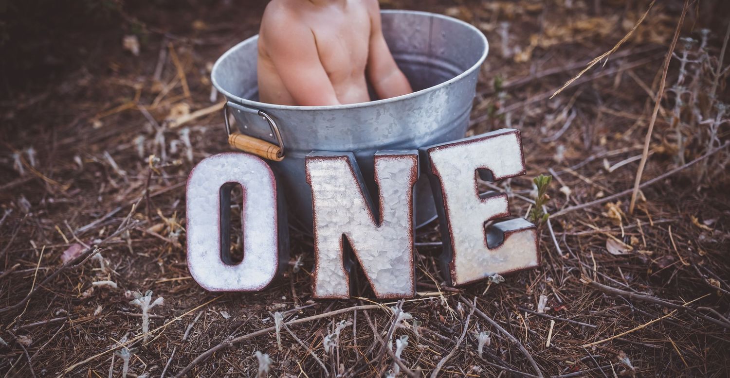 Six metal letters spelling 'WELCOME' placed individually on rustic wooden surfaces in sequential photos.