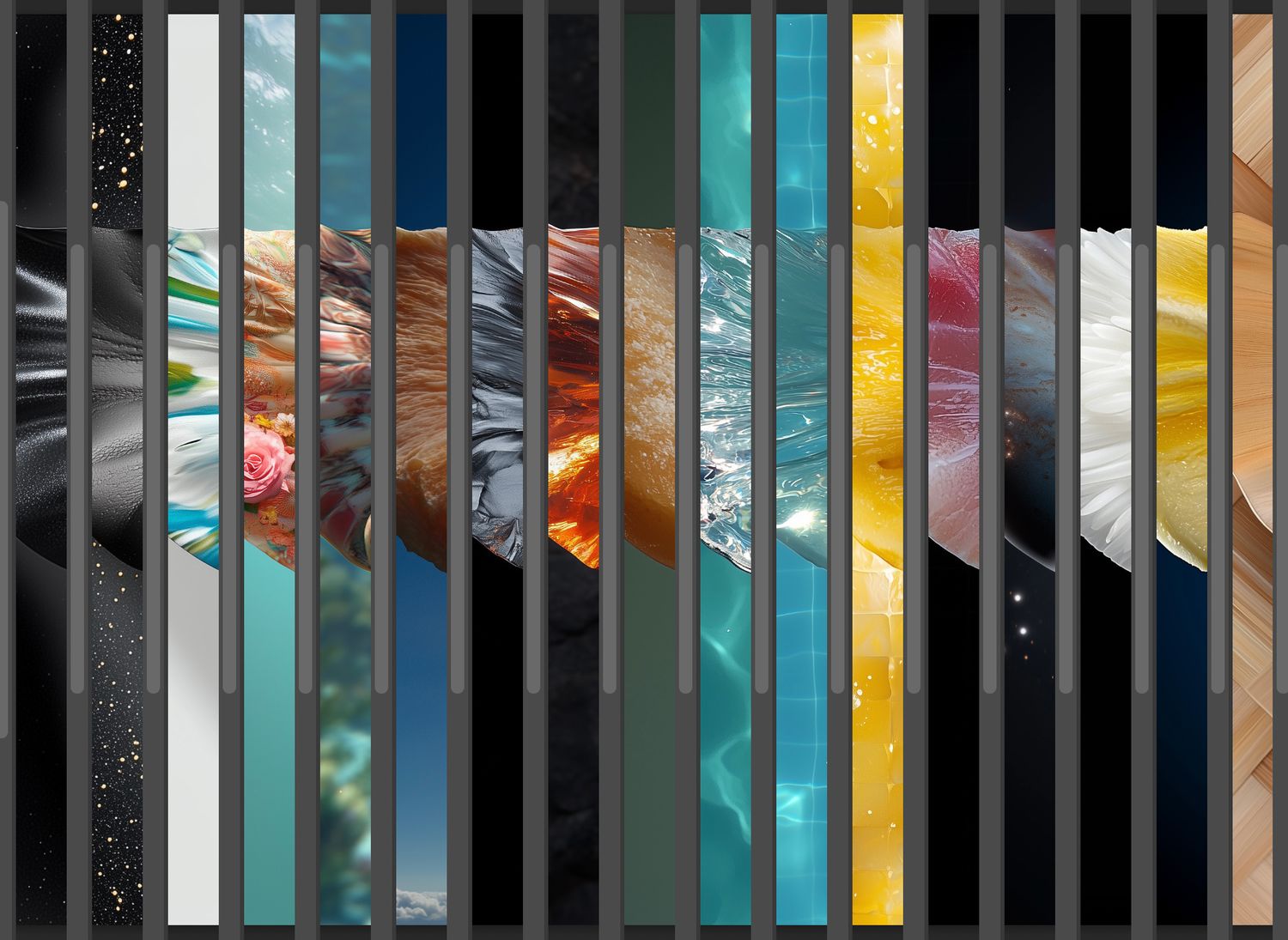 previews of parts of several hibiscus images