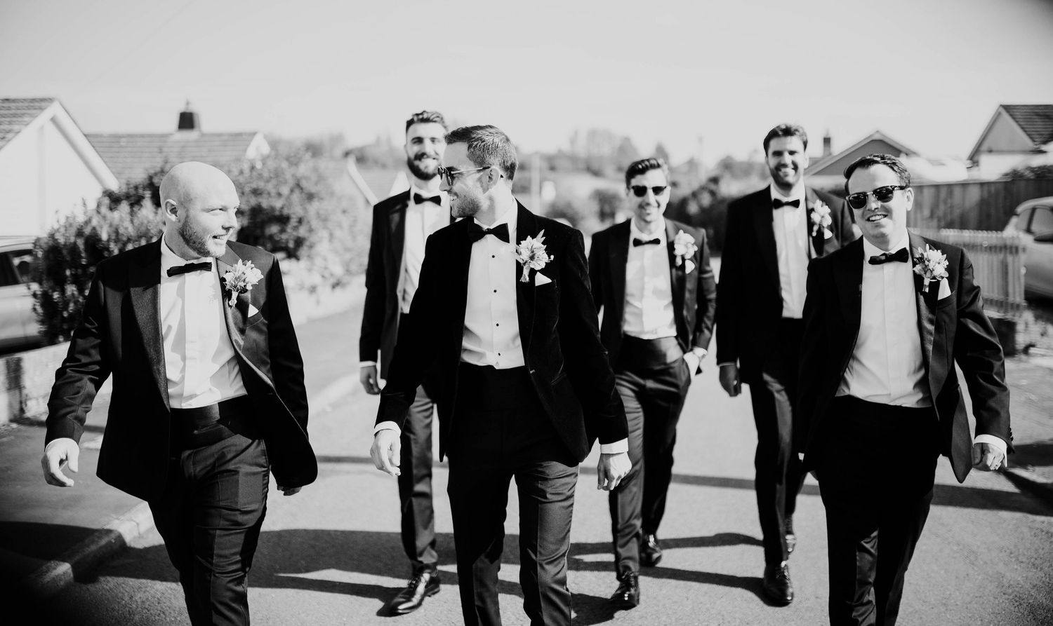Wedding Groom and Groomsmen