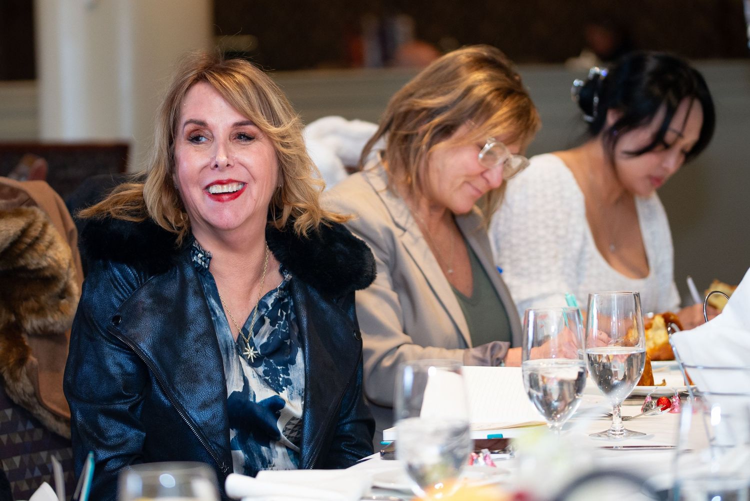 Lunch meeting at David’s in Braintree with CEOs and Entrepreneurs, discussing business. This event was photographed by Leah Ramuglia.
