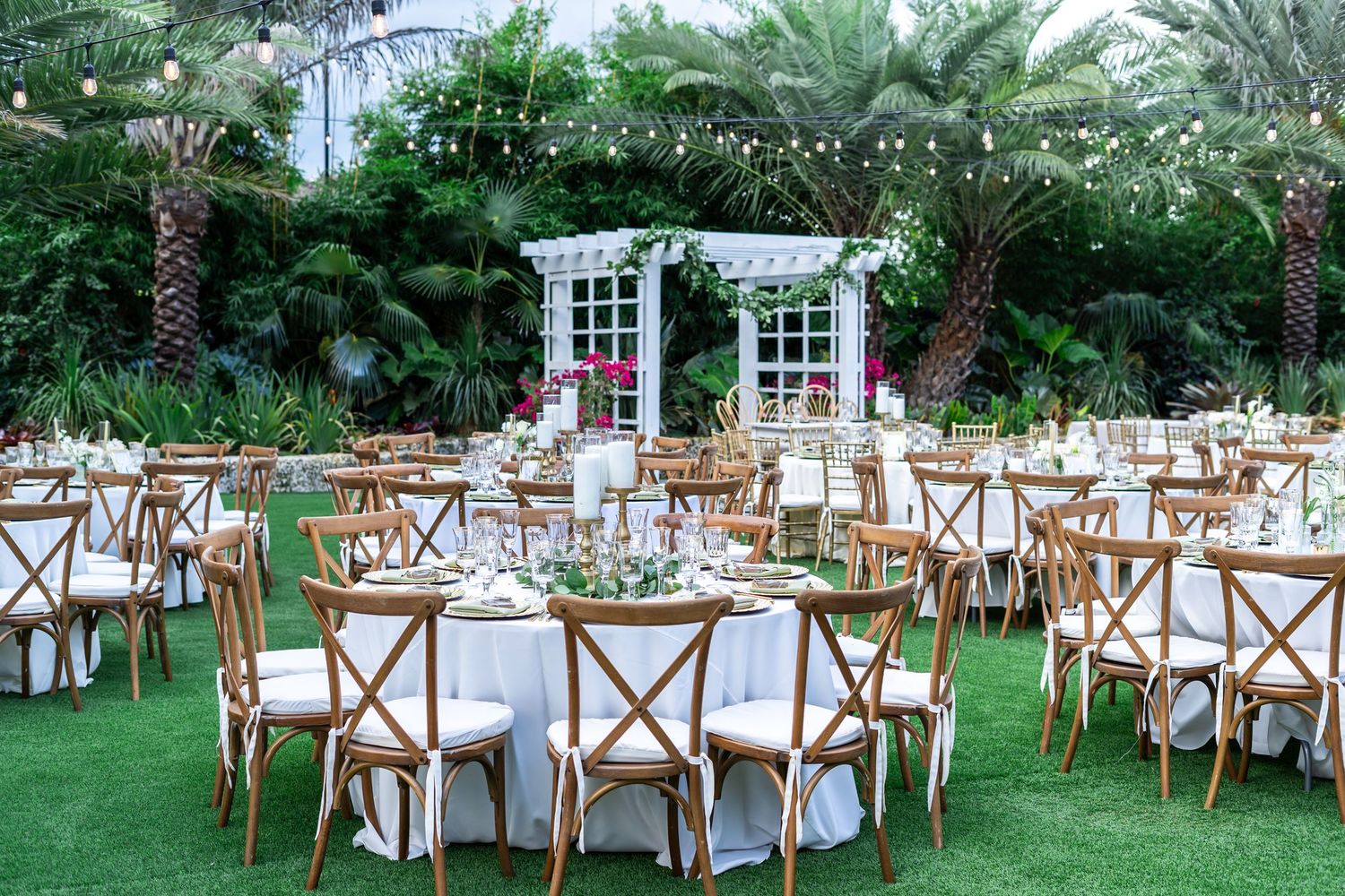 Beautifully decorated reception area at the Wisteria.