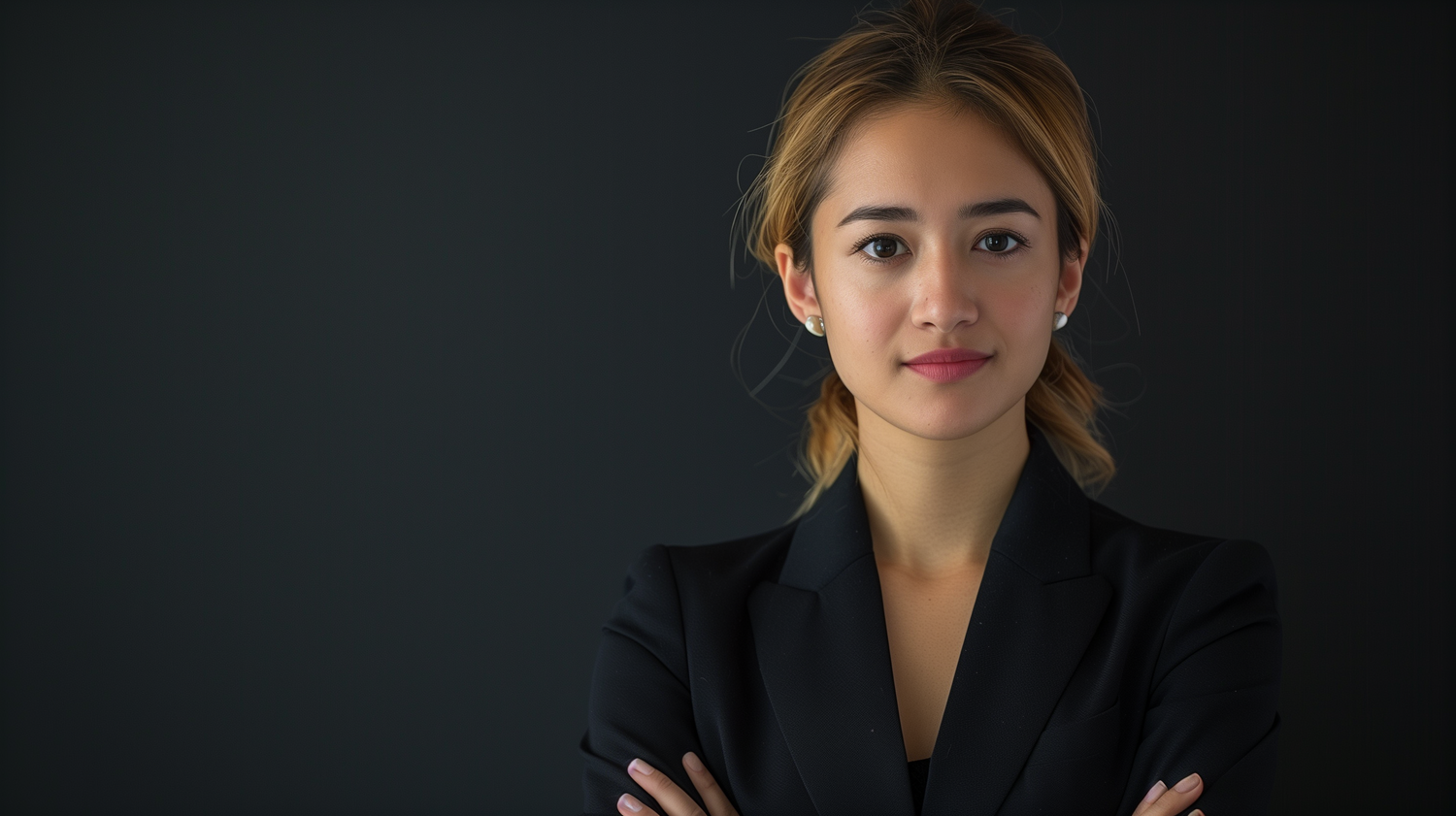 Professional attire for a corporate headshot session.