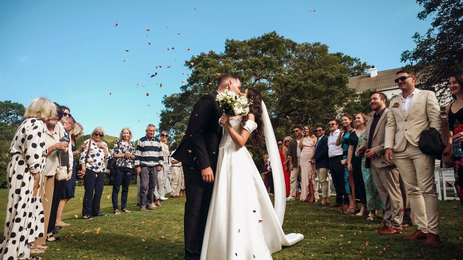 Knysna wedding photographer and videographer capturing bride and groom