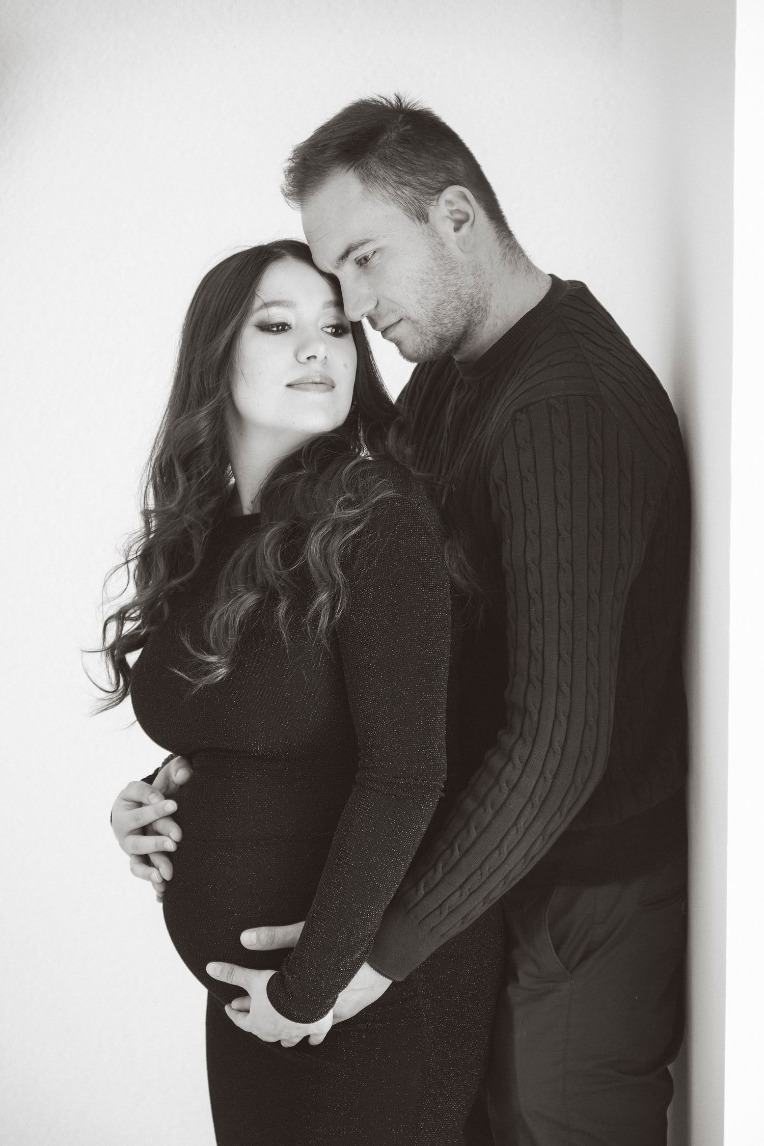 Nosečniška fotografija s partnerjem