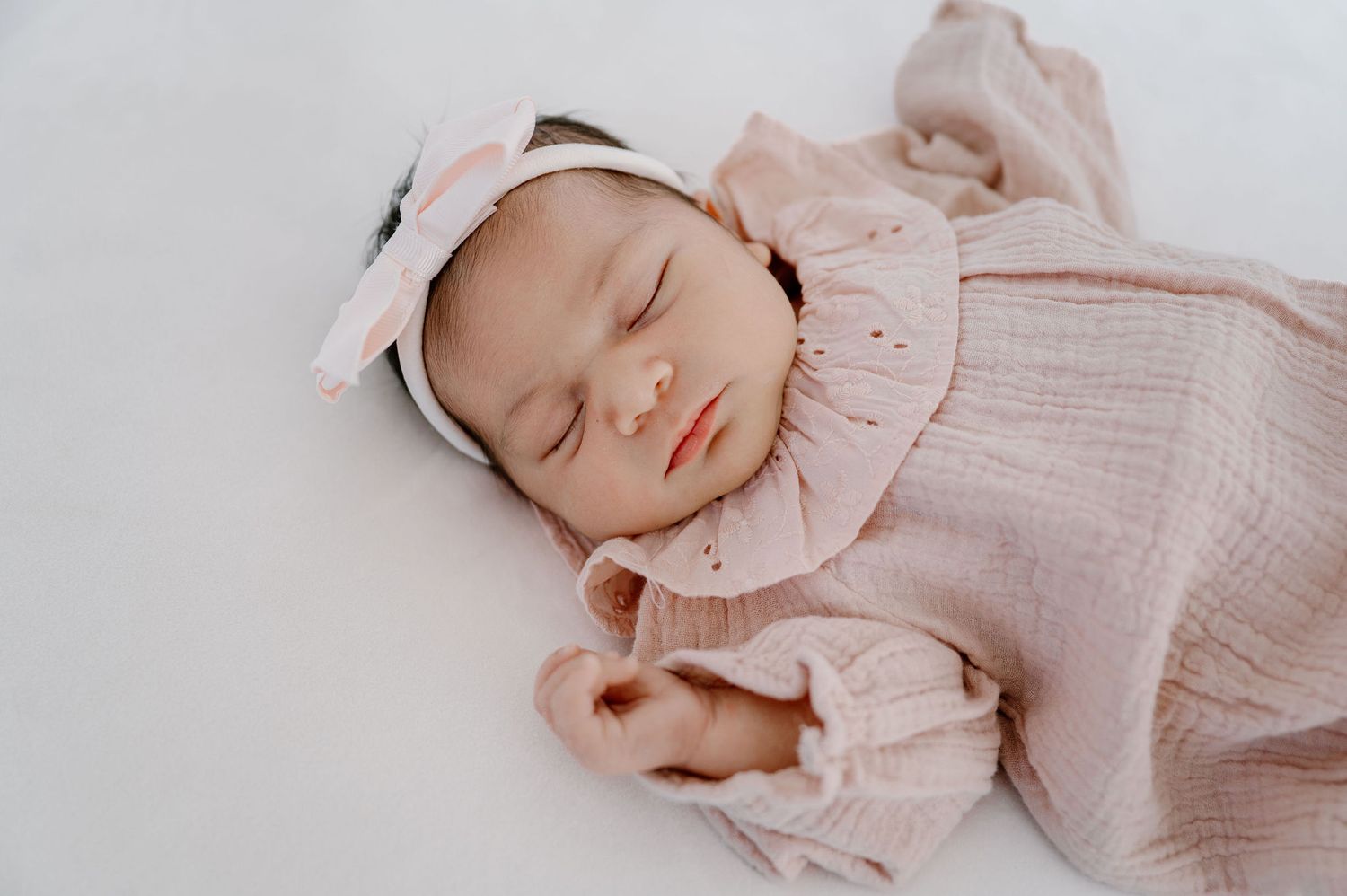 Studio newborn photos at Casa Blanca, Tri-Cities