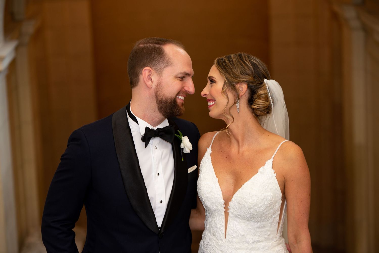 Bride & Groom bridal portraits at Aldrich Mansion, Warwick, RI with Leah Ramuglia Wedding Photography.
