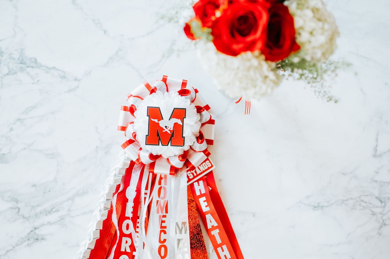 Formal portraits of Memorial High School seniors during homecoming festivities