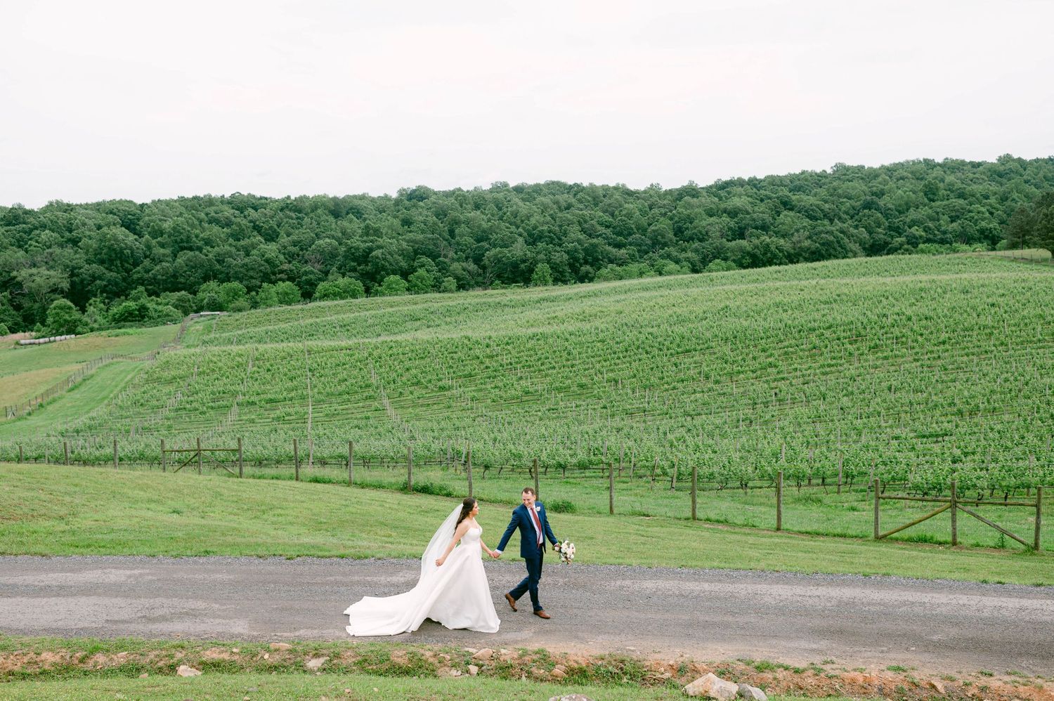 Blue Valley Vineyard wedding