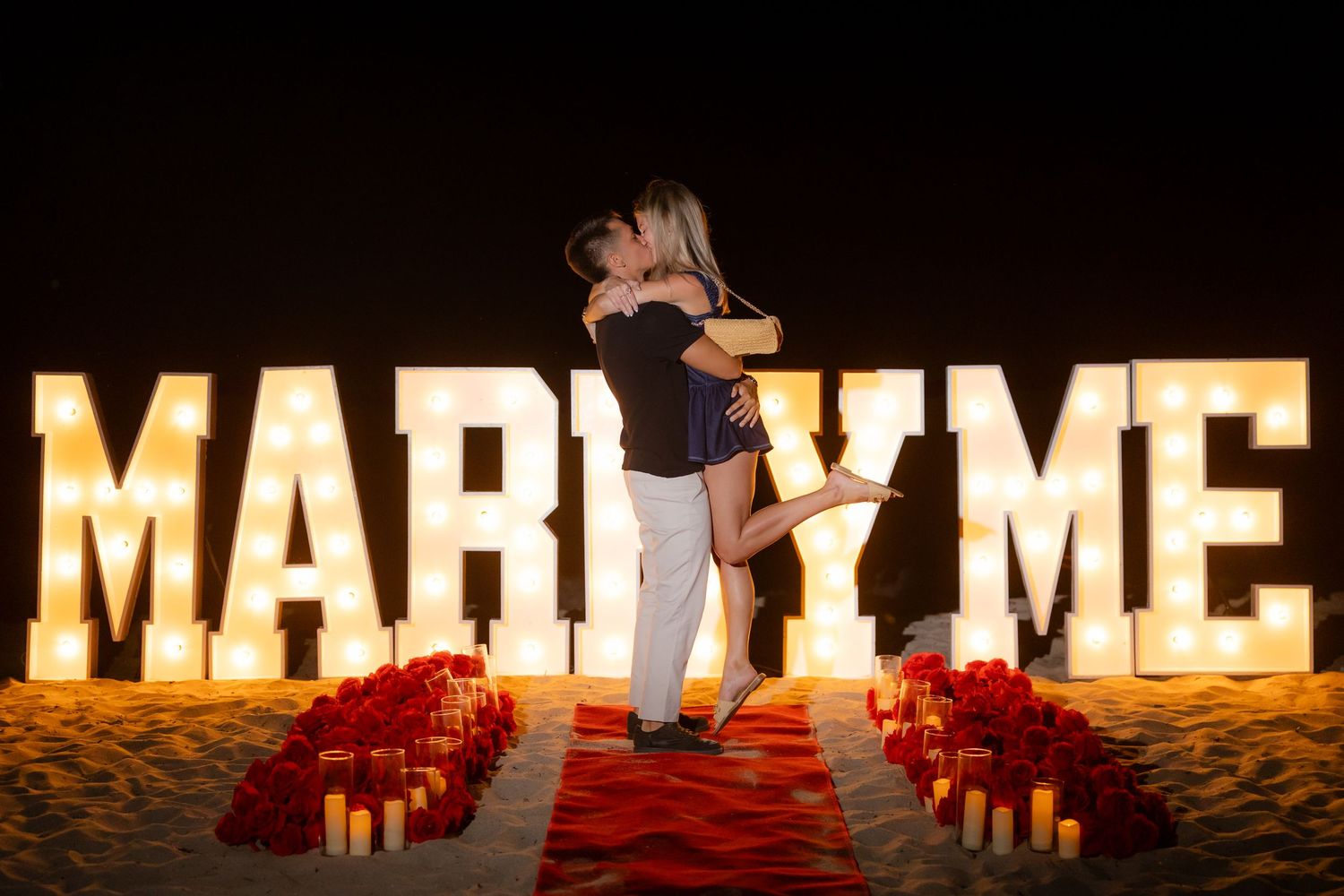 Illuminated candles with soft glowing lights arranged in a warm display for a romantic or relaxing ambiance.