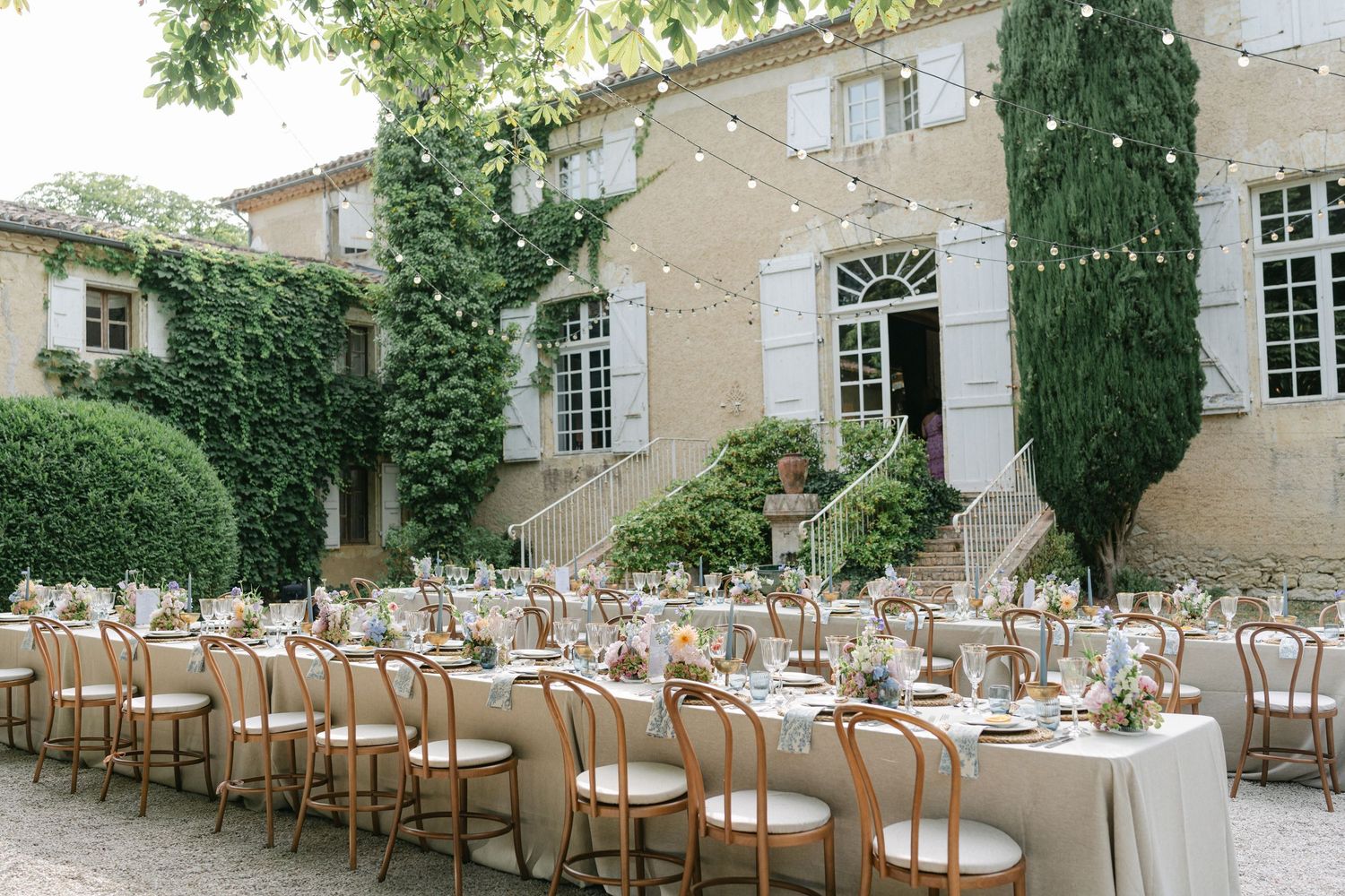 Destination Wedding at Château de Lartigolle in France. - Wedding Reception