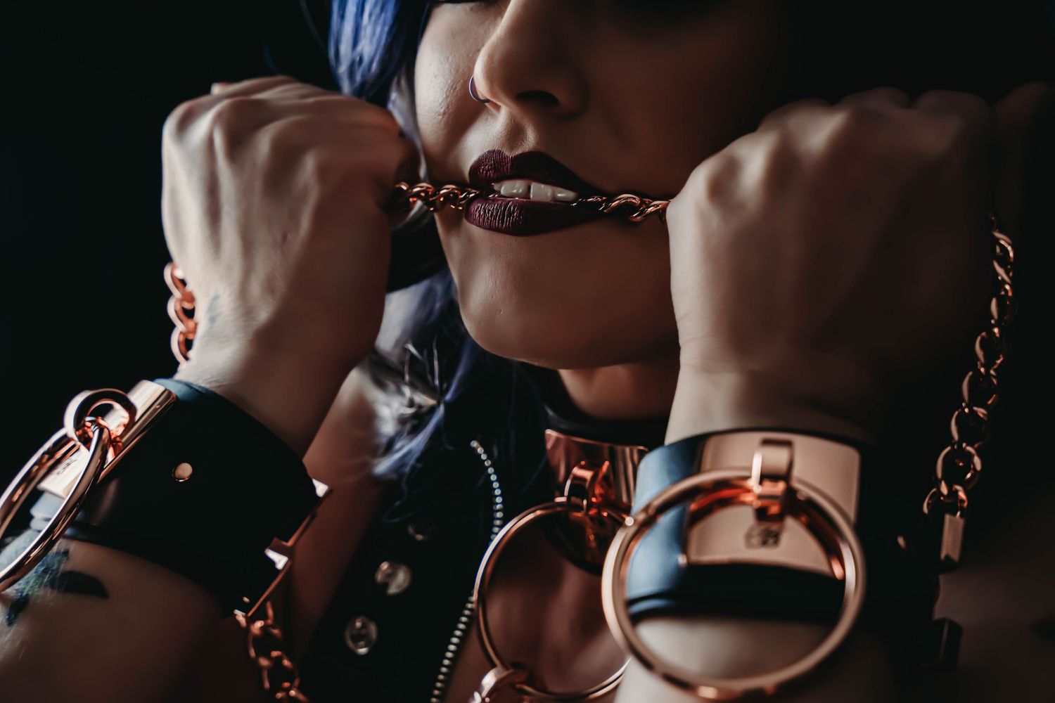 Spreader Bar Kink Photoshoot in Raleigh NC with Biondi Co Boudoir