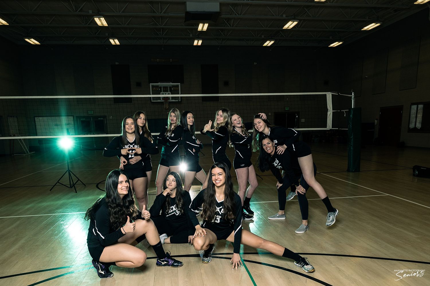 Sports Banner team Pictures Phoenix Arizona by Anjeanette Photography Graduation High School Seniors AZ league media day