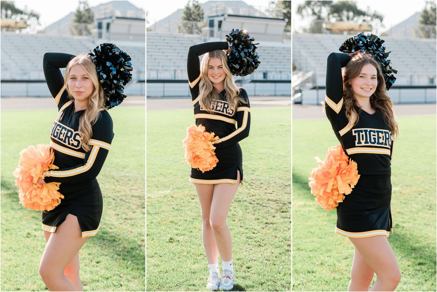 SLO High Seniors on SLO High Varsity Cheer team