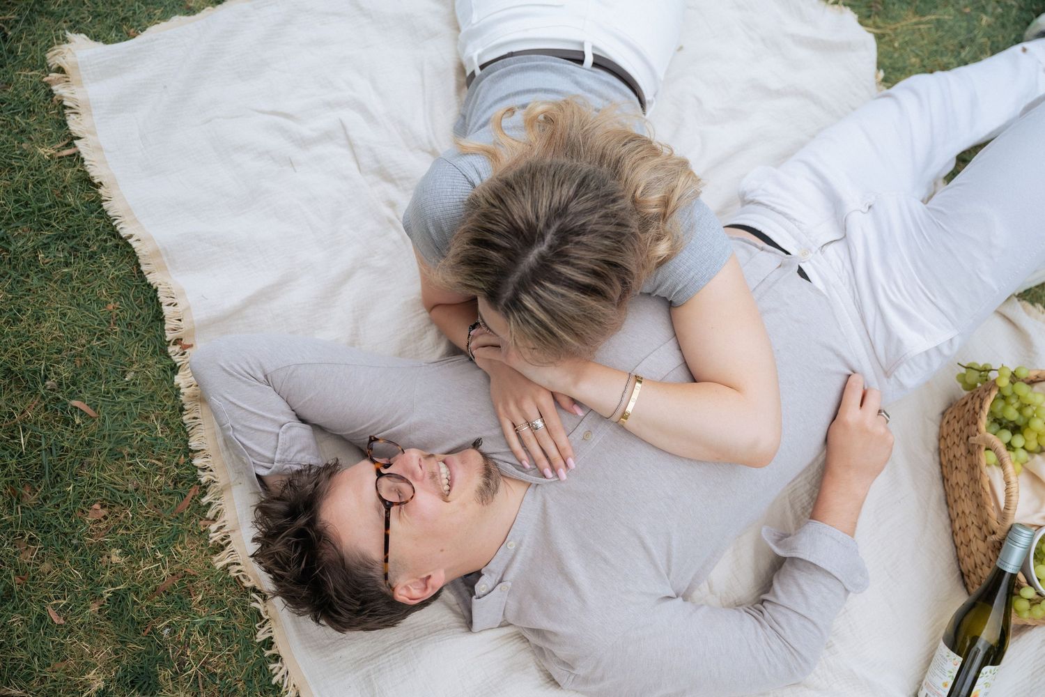 Relaxed Melbourne engagement session capturing candid emotion, natural light, and timeless, story-driven love moments.