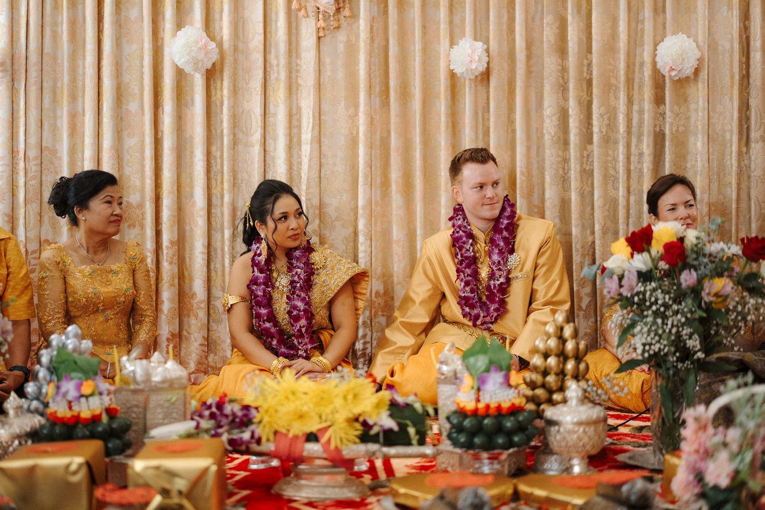 Monique \u0026 Stu's Cambodian Wedding Ceremony: A Celebration of Culture,  Color, and Community, image size:1500x1000