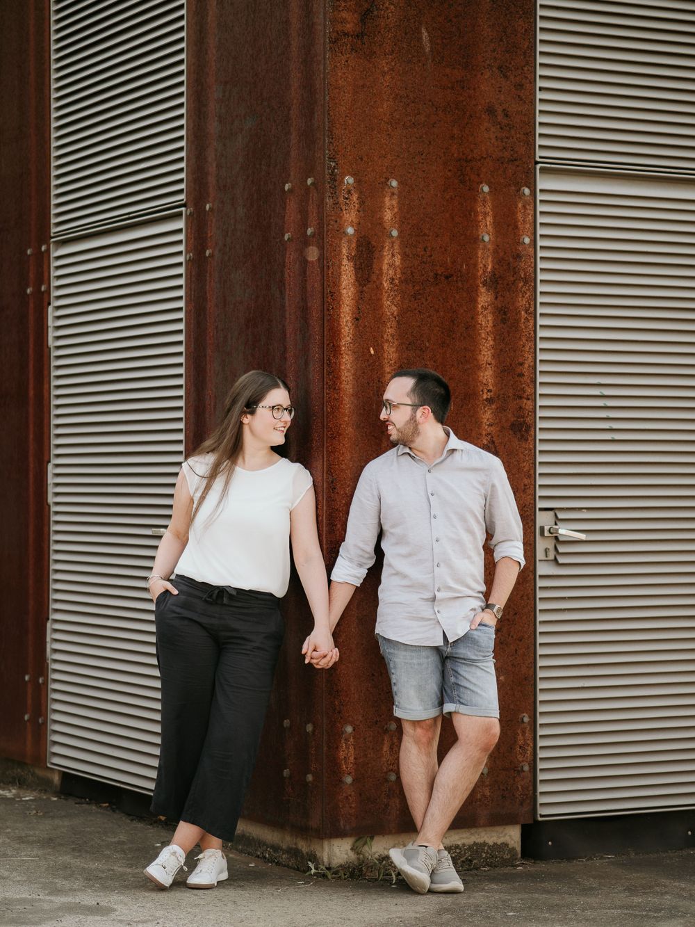 Fotoshooting an der Jahrhunderthalle Bochum