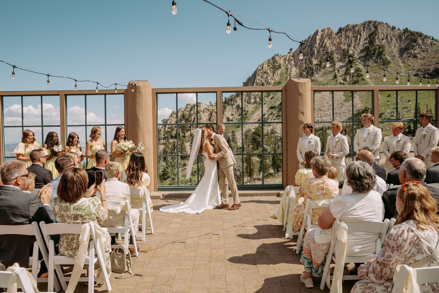 Snow Basin Mountain Resort Wedding.