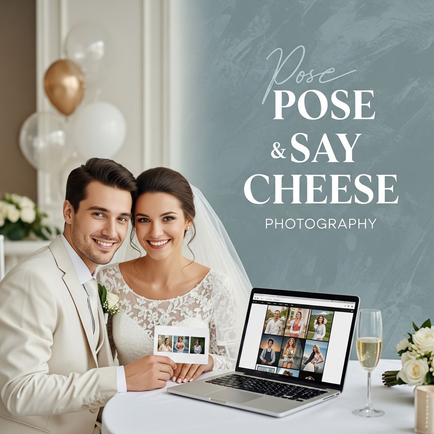 Personalisierte USB-Box für Brautpaare – elegante Präsentation fertiger Hochzeitsfotos von Pose and Say Cheese Photography.