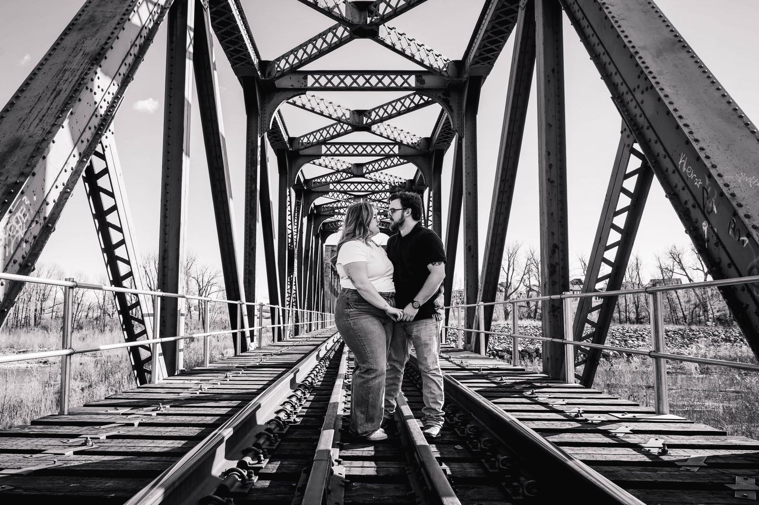 Engagement Photography - Couple Intimates in Calgary, Alberta.
