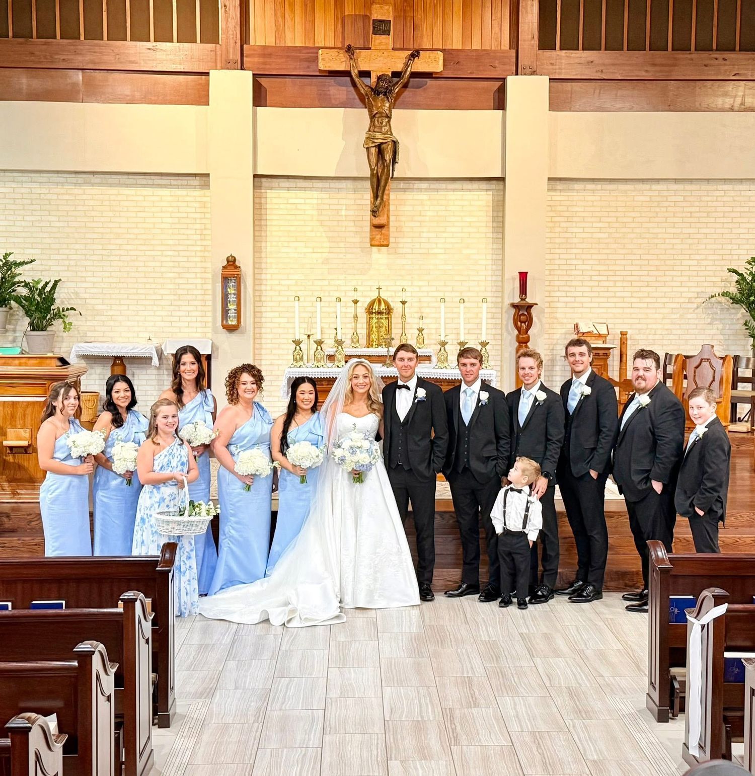Matt and Zoe Catholic wedding at ST. John the Evangelist Catholic Church
