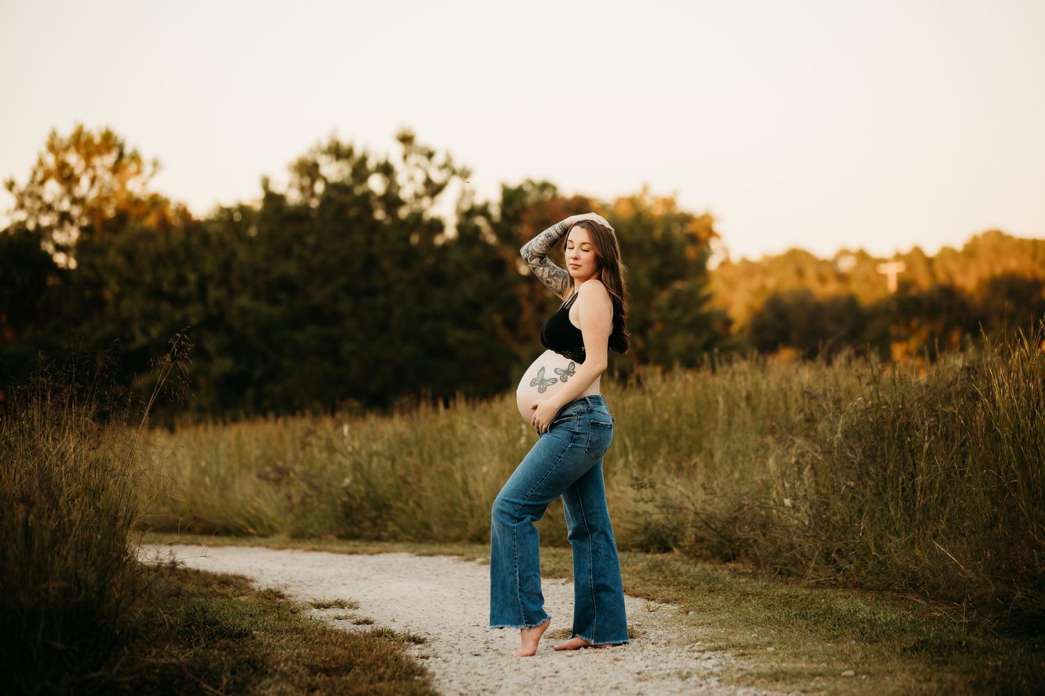 Motherhood Session +  Apex, NC Maternity Photographer