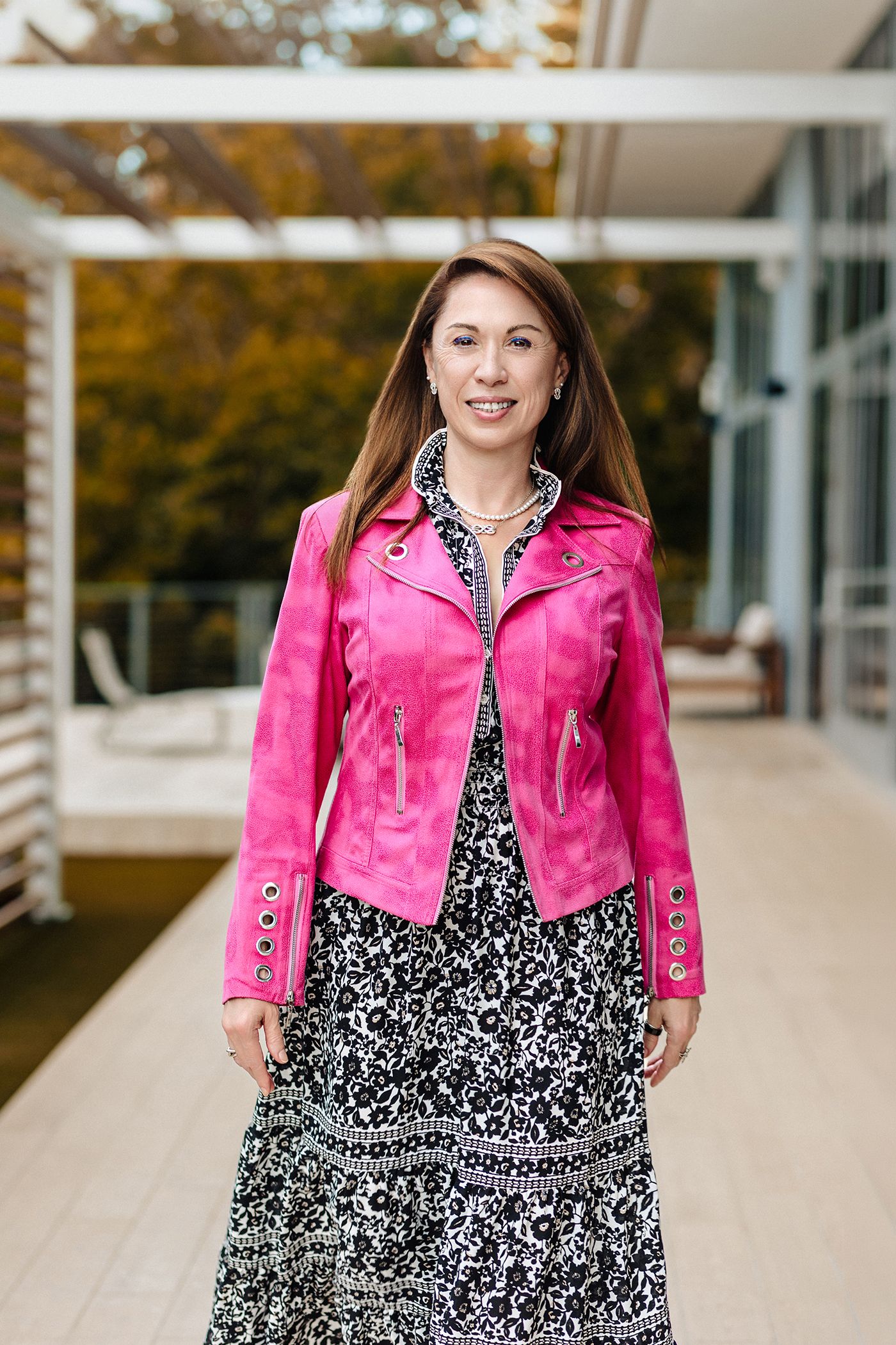 Portrait of breast cancer survivor & advocate Debbie Denardi, photographed by Miami portrait photographer Odette Photo+Art for Cancer Today