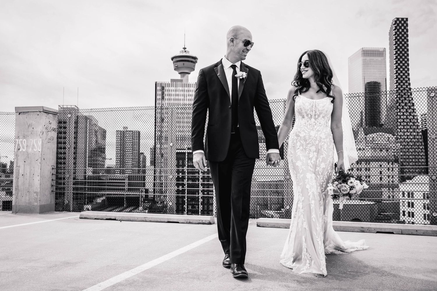 Wedding Photography - Couples Intimates at Central Public Library in Calgary, Alberta.
